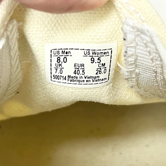 Vans Slip On Checkerboard, Red and off-white - Picture 8 of 8